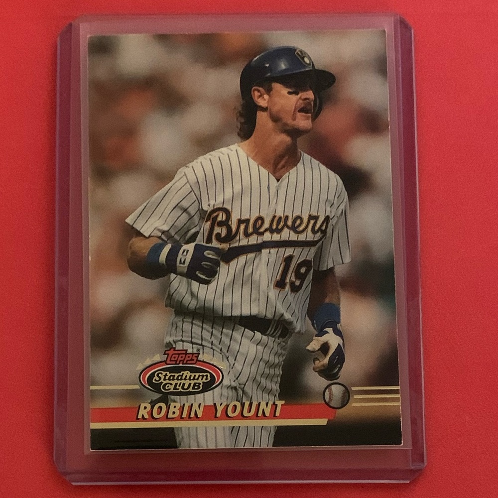 Robin Yount #173 1993 Topps Stadium Club Baseball Trading Card